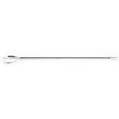 EZBio Stainless Steep Offset Spoon, 304 SS, Steel Handle, 500mm, PK