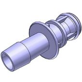 EZBio® MPC Connector, Male MPC to 1/4" HB, Non-Valved, PS, PK
