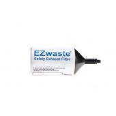 EZwaste® 100 Safety Vent Filter, without Indicator, ¼-28 Thread, 1/EA