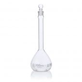 Flask, Volumetric , Globe Glass, 200mL, Class A, To Contain (TC), ASTM E288, 6/Box