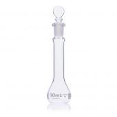 Flask, Volumetric , Globe Glass, 10mL, Class B, To Contain (TC), ASTME288, 6/Box
