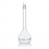 Flask, Volumetric , Globe Glass, 250mL, Class B, To Contain (TC), ASTME288, 6/Box