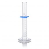 Cylinder, Graduated, Globe Glass, 10mL, Class A, To Deliver (TD), Dual Grads, ASTM E1272, 1/Box
