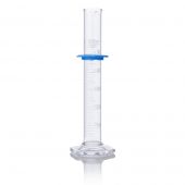 Cylinder, Graduated, Globe Glass, 50mL, Class A, To Deliver (TD), Dual Grads, ASTM E1272, 1/Box