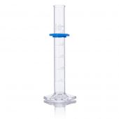 Cylinder, Graduated, Globe Glass, 25mL, Class B, To Deliver (TD), Dual Grads, ASTM E1272, 4/Box