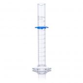 Cylinder, Graduated, Globe Glass, 100mL, Class B, To Deliver (TD), Dual Grads, ASTM E1272, 4/Box