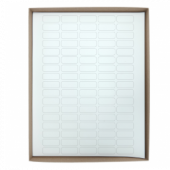 Label Sheets, Cryo, 33x13mm, for 1.5-2mL Tubes, 20 Sheets, 85 Labels per Sheet, White