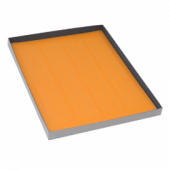Label Sheets, Cryo, 38x6mm, for Microplates, 20 Sheets, 156 Labels per Sheet, Orange