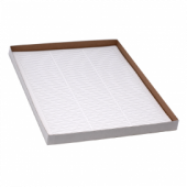 Label Sheets, Cryo, 67x5mm, for Microplates, 20 Sheets, 99 Labels per Sheet, White