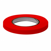 Labeling Tape, 1/2" x 60yd per Roll, 6 Rolls/Case, Red