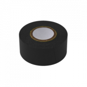 Labeling Tape, 1" x 500" per Roll, 3 Rolls/Box, Black