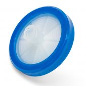 Syringe Filter, CA Membrane, 0.45µm Porosity, 30mm Diameter, PP Housing, STERILE, Individually Wrapped, BOX/50