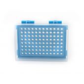 96-Well PCR® Rack, blue, (pack of 5)