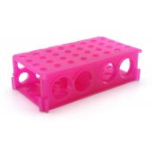 Four way tube rack, pink, (pack of 5)