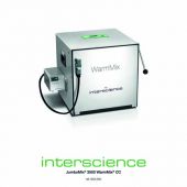 JumboMix® 3500 WarmMix CC 3500 mL lab blender for solid sample preparation: Stainless steel plain door, digital screen, variable speed, adjustable paddles, regulated temperature from 20°C to 50°C (220-240V)