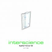 BagFilter® Pull-Up® 400. Bags for lab blender with lateral non-woven filter; sterile; 400mL; 190 x 300mm; 20 packs of 25 (500 total).