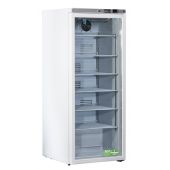 10.5 Cu. Ft. Single Glass Door Premier Laboratory Compact Refrigerator. Warranty: 2/5; Two year parts and labor warranty, plus an additional three year compressor parts warranty.
