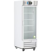 23 Cu. Ft. Single Glass Door Premier Laboratory Refrigerator . Warranty: 2/5; Two year parts and labor warranty, plus an additional three year compressor parts warranty.