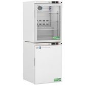10 Cu.Ft Total Capacity, 1 Solid/1 Glass Ext.Doors (-30) Premier Combination Refrigerator/Freezer Warranty: 2/5; Two year parts and labor warranty, plus an additional three year compressor parts warranty.