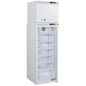 12 Cu.Ft Total Capacity, 2 Ext.Doors (Solid & Glass) AUTO DEFROST FREEZER Premier Combination Refrigerator/Freezer Warranty: 2/5; Two year parts and labor warranty, plus an additional three year compressor parts warranty.