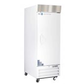 26 Cu. Ft. Single Solid Door Standard Controlled Room Temperature Cabinet with microprocessor temperature controller with audible and visual alarms, remote alarm contacts, keyed door locks, casters, and pharmacy refrigerator/freezer toolkit, temperature l