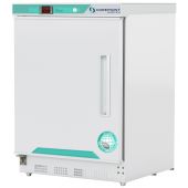 Corepoint Scientific White Diamond Series Undercounter Auto Defrost Freezer, Built-In, 4.2 Cu. Ft., Solid Door, Left Hinged