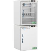 10 Cu.Ft, -30°C, 1 Solid/1 Glass Ext. Doors Premier Pharmacy/Vaccine Combination Refrigerator/Freezer with microprocessor temperature controller with audible and visual alarms, digital temperature display, (2) Freestanding thermometers with 3 year certifi