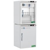 11 Cu.Ft, -40°C, 1 Solid/1 Glass Ext. Doors Premier Pharmacy/Vaccine Combination Refrigerator/Freezer with microprocessor temperature controller with audible and visual alarms, digital temperature display, (2) Freestanding thermometers with 3 year certifi
