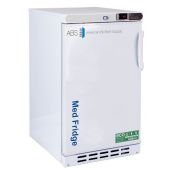 2.5 Cu. Ft, Built-In Solid Left-hinged Door Premier Pharmacy/Vaccine Undercounter Refrigerator with microprocessor temperature controller with audible and visual alarms, digital temperature display, remote alarm contacts, Freestanding thermometer with 3 y
