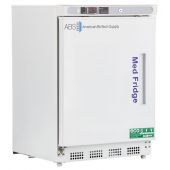 4.6 Cu. Ft, Built-In Solid Left-hinged Door Premier Pharmacy/Vaccine Undercounter Refrigerator with microprocessor temperature controller with audible and visual alarms, digital temperature display, remote alarm contacts, Freestanding thermometer with 3 y