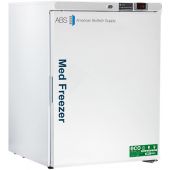 4.0 Cu. Ft, -20°C Freestanding Solid Door Premier Pharmacy/Vaccine Undercounter Freezer with microprocessor temperature controller with audible and visual alarms, digital temperature display, remote alarm contacts, Freestanding thermometer with 3 year cer