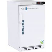2.5 cuft. Pharmacy Refrigerator Undercounter Built-in Solid Door Certified to NSF/ANSI 456 . Two years parts and labor warranty, excluding display probe calibration + a 5 year compressor warranty