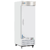 23 Cu. Ft. Single Solid Door Standard Controlled Room Temperature Cabinet with microprocessor temperature controller with audible and visual alarms, remote alarm contacts, keyed door locks, casters, and pharmacy refrigerator/freezer toolkit, temperature l