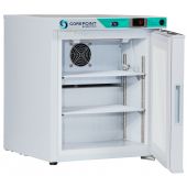 Corepoint Scientific White Diamond Series Controller Room Temperature Cabinet, 1 Cu. Ft., Free Standing, Solid Door