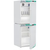 Corepoint Scientific White Diamond Series Refrigerator & Freezer Combination, 10 Cu. Ft., Solid Door Refrigerator/Solid Door Freezer