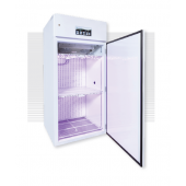 SciBrite® Plant Growth Chamber Series - 36 series (36" wide), with (2) tiers of horizontal SciBrite® 4-channel, multi-color LED (red, blue, warm white, far-red)lighted shelving (1300 µmoles/m2/s of light irradiance measured at 6” from the LEDs, each color