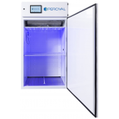 SciBrite® Plant Growth Chamber Series - 41 series (41" wide), with (1) tier of horizontal SciBrite® 4-channel, multi-color LED (red, blue, warm white, far-red)lighted shelving (1850 µmoles/m2/s of light irradiance measured at 6” from the LEDs, each color 