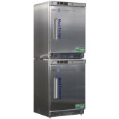 Premier Pharmacy/Vaccine Combination Stainless Steel Refrigerator/Freezer 9 Cu. Ft.