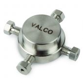 Fittings, Valco, Valco Internal Cross 1/16" tube, 0.75 bore