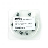 Restek Srandard Ferrules, 60% Vespel/ 40% Graphite, 1/8" ID; Pack of 10.