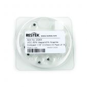 Restek Compact Vespel/ Graphite Ferrules, Fit 0.45/0.53mm ID Fused Silica Columns. 0.8mm ID, 1/16" Fitting Size. 10/pk.