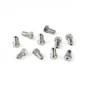 Restek stainless steel nut, 1/16" Valco; 10 Pack.