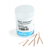 Connector, Presstight, Universal Y, Siltek Deactivated Pack of 3