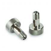 Restek Fingertight Nut, knurled, HP style nut for use with compact "Agilent-style" ferrules; stainless steel; 2/pkg.