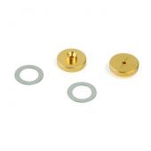 Gold Plated Replacement Inlet Seals for Agilent GCs, 1.2mm ID, for 0.25/0.32mm ID Dual-Column Installation, 2/pk