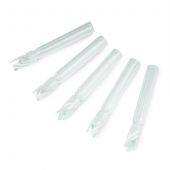 Restek 100µl glass limited volume insert with polypropylene bottom spring,; pkg/1000.