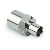 Reducing nut for Agilent 5890/6890/6850 GC; stainless steel; each.