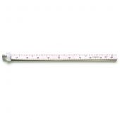 Restek capillary installation gauge for Shimadzu 17A, GC-2010 and GC-2014 series GCs. seats ferrule (for use with graphite ferrules only) onto column; stainless steel.