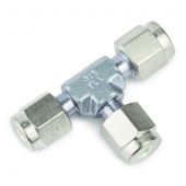 Siltek Fittings, 1/8" Union Tee; Swagelok# SS-200-3; each.