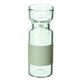 Versa Vial, Glass, 12x32mm, 2.0mL Clear w/White Graduated Marking Spot, 100pk